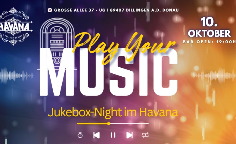 Play Your Music - Jukebox-Night im Havana · Bild 1