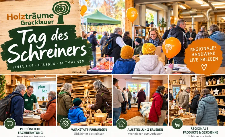 Holz mit allen Sinnen – Tag der offenen Tür beim Schreiner · Bild 1