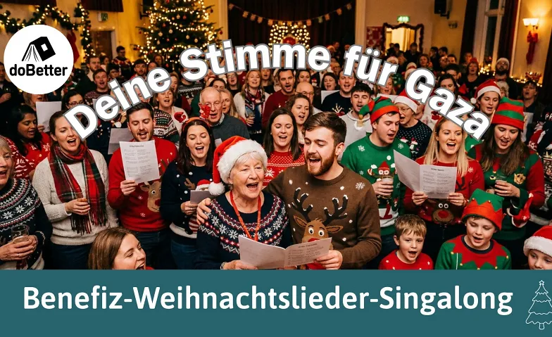 Deine Stimme für Gaza: Benefiz-Weihnachtslieder-Singalong · Bild 1