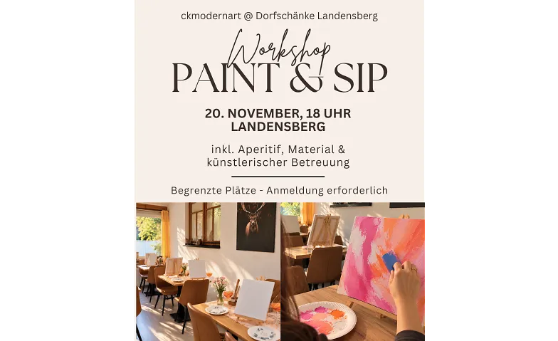 Paint & Sip Landensberg November · Bild 1