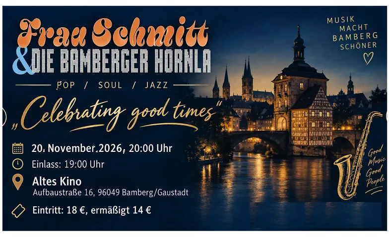 Frau Schmitt und die Bamberger Hörnla im alten Kino Gaustadt · Bild 1