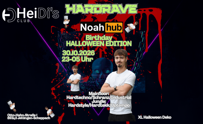 HardRave Noah Hub Birthday Halloween Edition · Bild 1