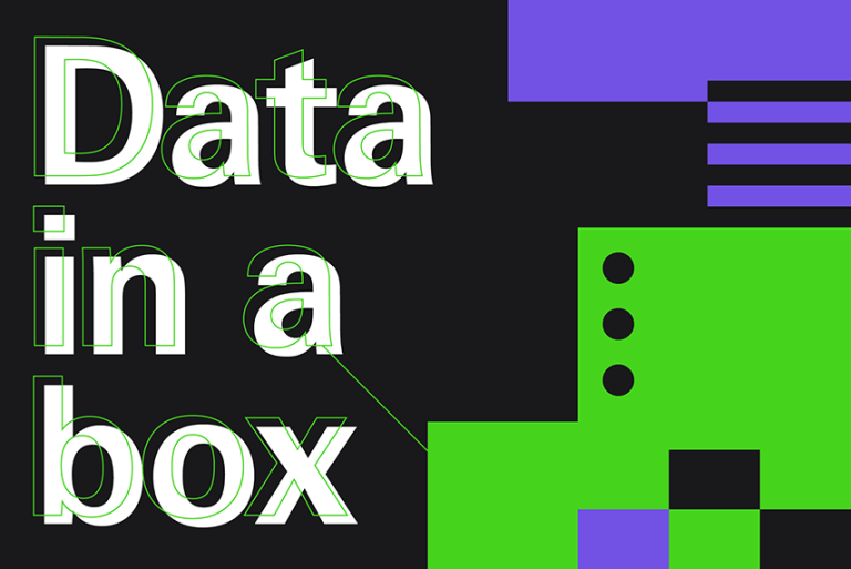 Ausstellungsführung: Data in a box · Bild 1