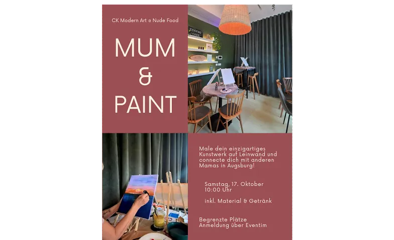Mum & Paint Augsburg Mama Event · Bild 1
