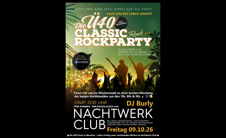 DIE Ü40 OPENINGPARTY NACH DER HERBSTPAUSE IM NACHTWERK CLUB · Bild 1