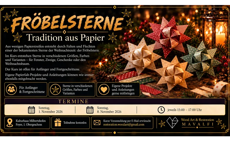 „Fröbelsterne – Tradition aus Papier“ · Bild 1