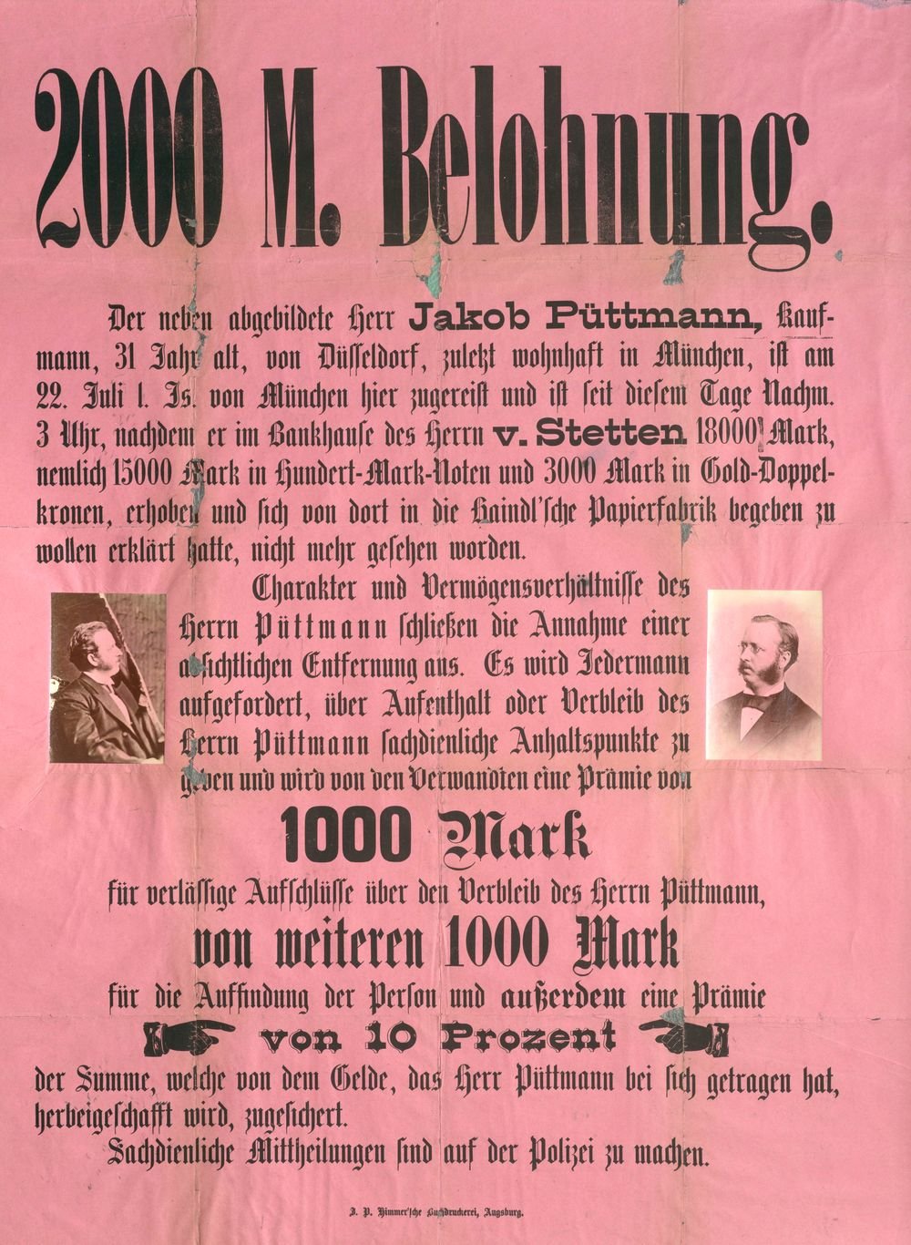 Zwielichtiges Augsburg +++ Ausgebucht +++ · Bild 1