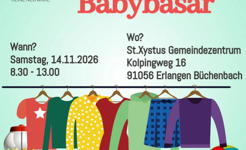 Großer Kinderbasar in Erlangen Büchenbach · Bild 1