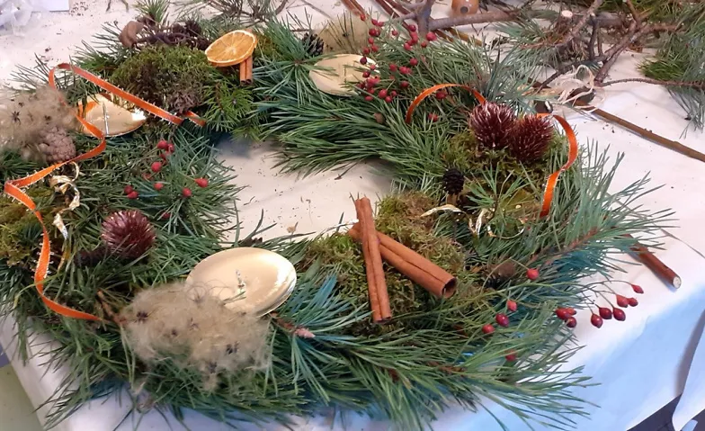 Adventskränze aus der Natur · Bild 1