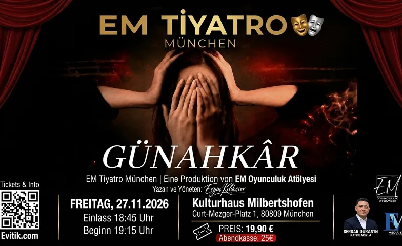 GÜNAHKAR – Psychologisches Theaterdrama in türkischer Sprach · Bild 1