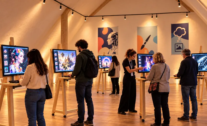 KI & Kunst – eine interaktive Ausstellung zum Ausprobieren · Bild 1