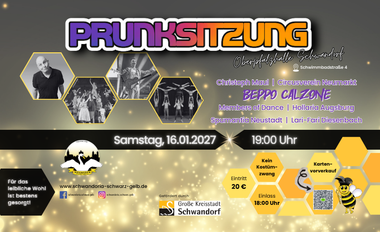Prunksitzung der Schwandoria Schwarz-Gelb e. V. · Bild 1