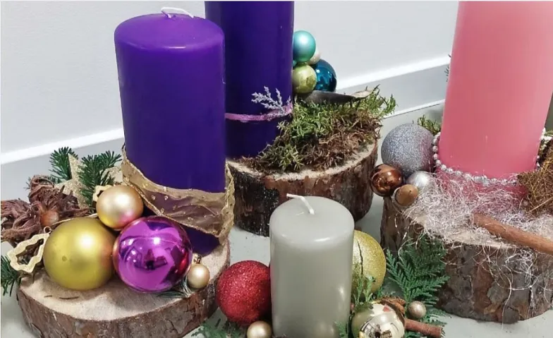 Adventsgesteck Workshop · Bild 1