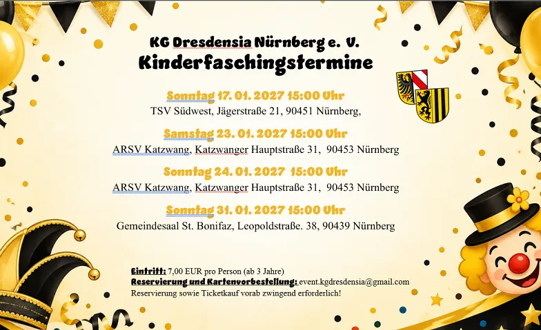 Kinderfasching KG Dresdensia Nürnberg e. V. · Bild 1