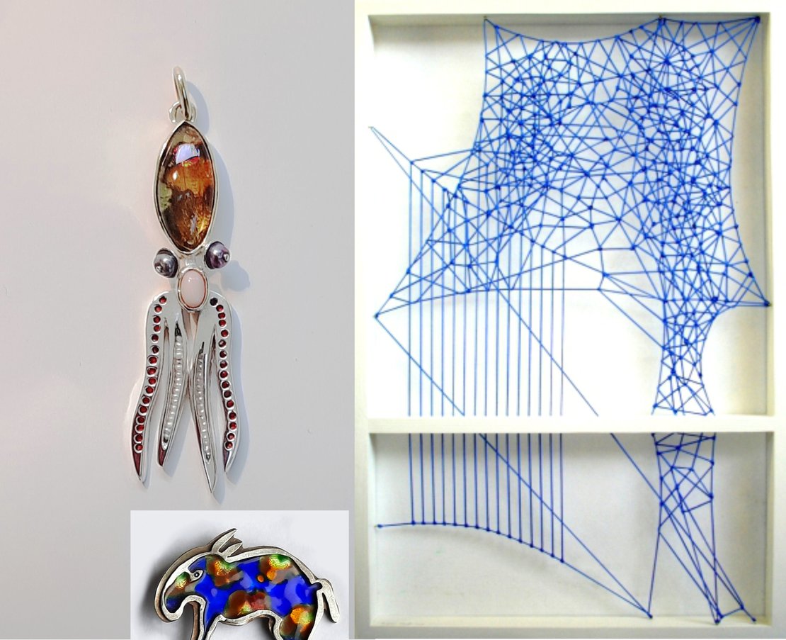 Kunstgeschichten: Strangers in the Night - Am Blauen Faden · Bild 1