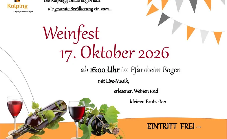 Weinfest der Kolpingsfamilie Bogen · Bild 1