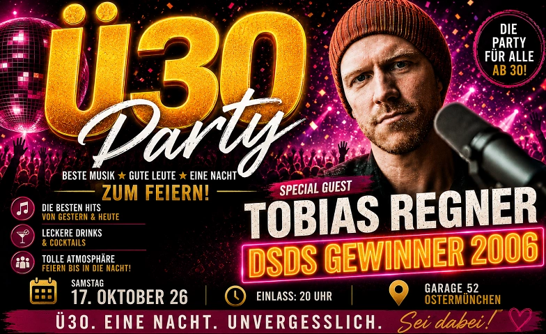 Ü 30 PARTY mit Tobias Regner · Bild 1