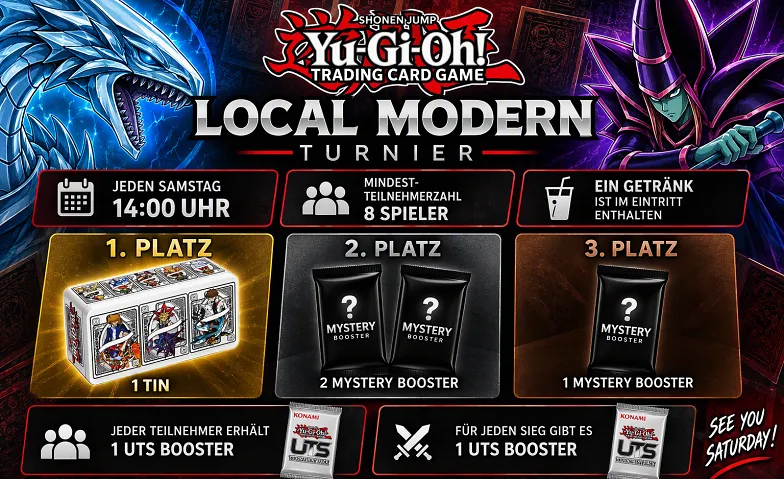 Yu-Gi-Oh Local Modern Turnier · Bild 1