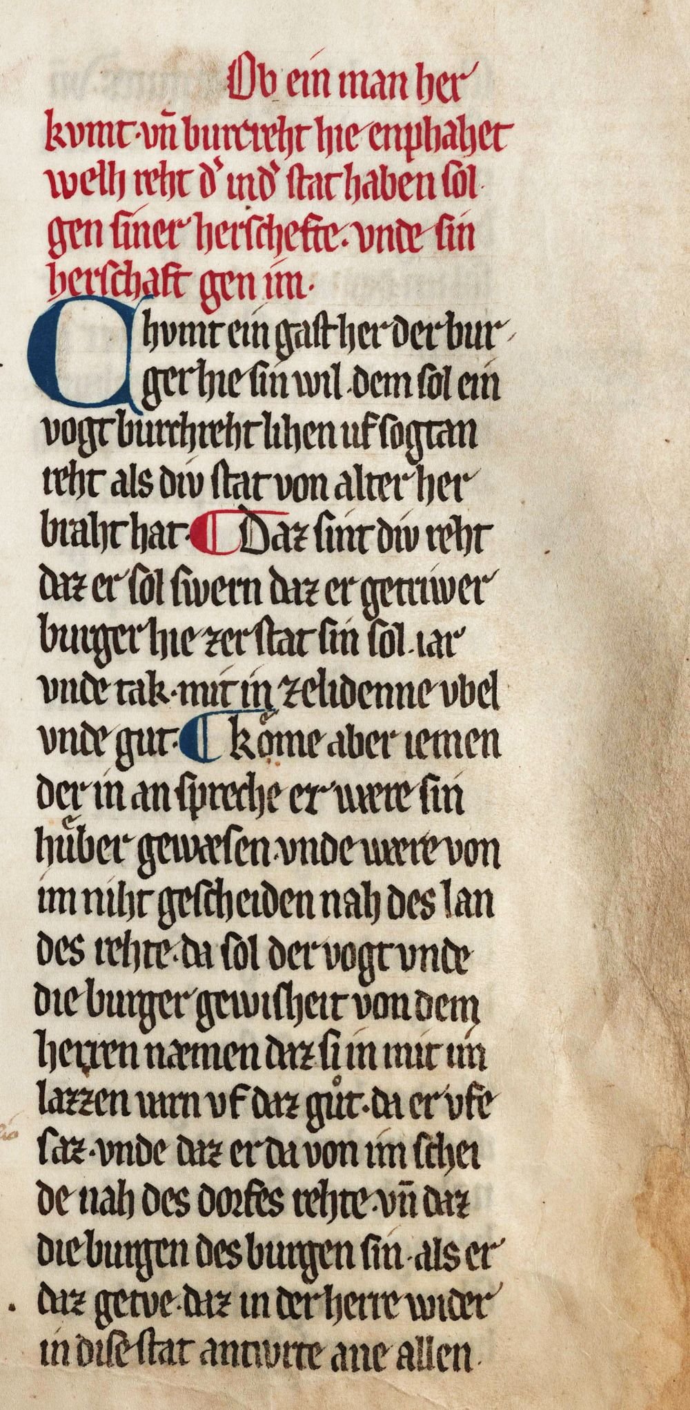 "Chumt ein gast her, der burger hie sin will..." - Wie wird man im Jahr 1276 Bürger von Augsburg · Bild 1