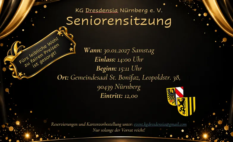 Seniorensitzung KG Dresdensia Nürnberg e. V. · Bild 1