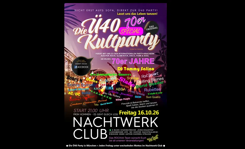 Ü40 PARTY MÜNCHEN » BACK TO THE 70s » Das Kultparty Special · Bild 1