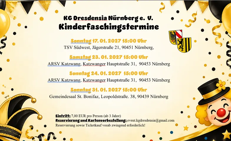 Kinderfasching KG Dresdensia Nürnberg e. V. · Bild 1