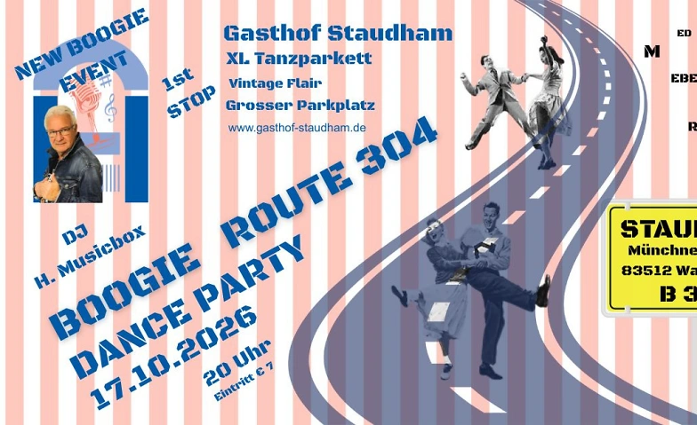 BOOGIE ROUTE 304 - Boogie Woogie Dance Party mit DJ H.Musicb · Bild 1