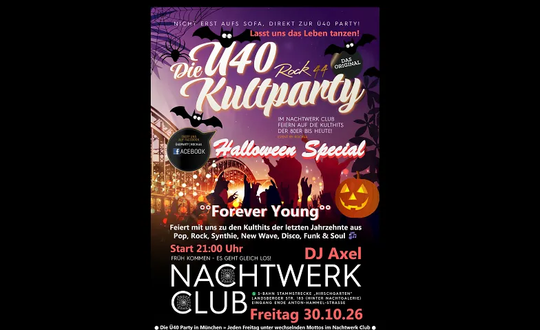 Ü40 PARTY MÜNCHEN » Die große Ü40 HALLOWEEN KULTPARTY · Bild 1