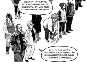 Comic Bar: Bea Davies „Super-GAU. Schicksale im Schatten von Fukushima“ · Bild 1