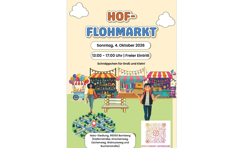 Hofflohmarkt der ehem. NATO-Siedlung · Bild 1