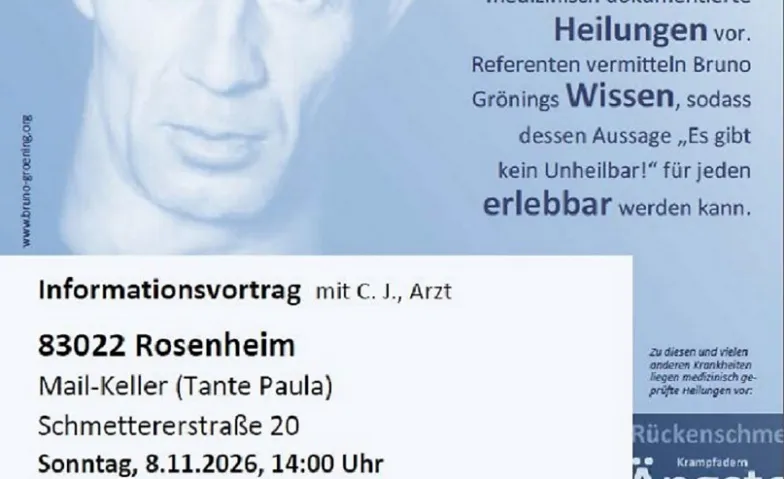 Informationsvortrag mit Arzt: Es gibt kein Unheilbar · Bild 1