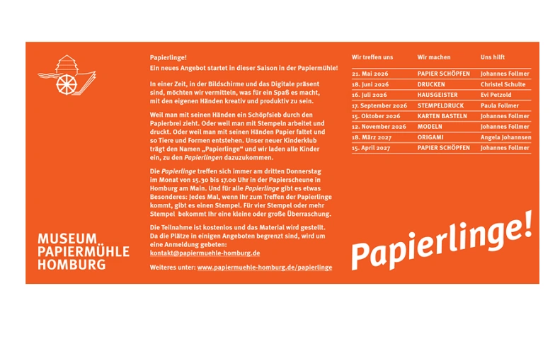 Kinderclub "Papierlinge" - Thema Modeln · Bild 1