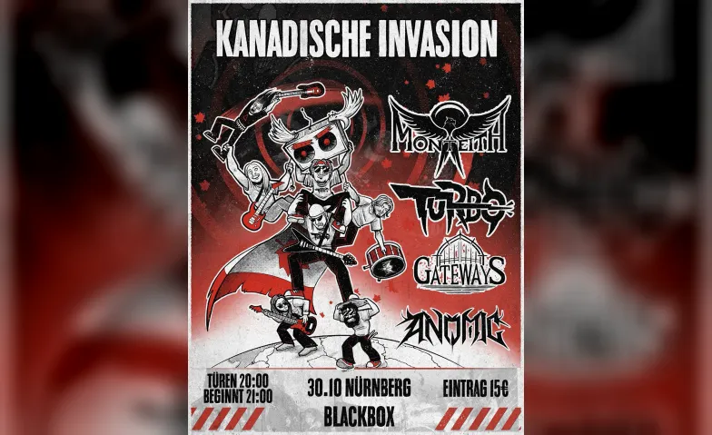 Kanadische Invasion: Monteith + Turbo + Gateways + Anomic · Bild 1