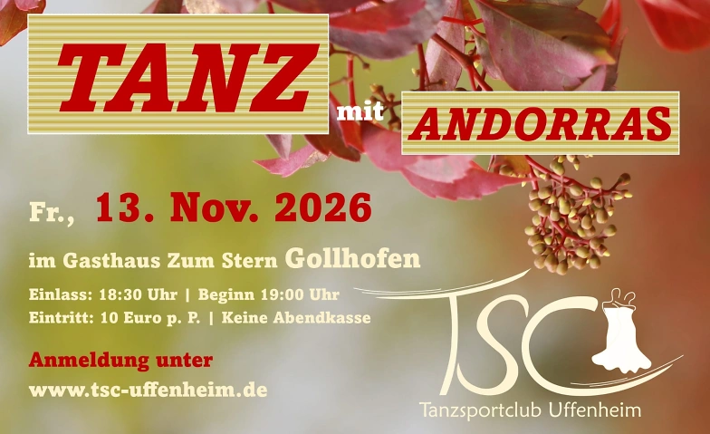Tanzabend mit "Andorras" · Bild 1