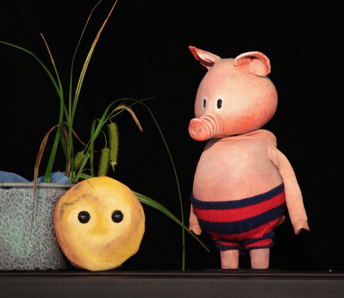 Fischer / Pfannkuchen / Hase - Moussong Theater mit Figuren · Bild 1