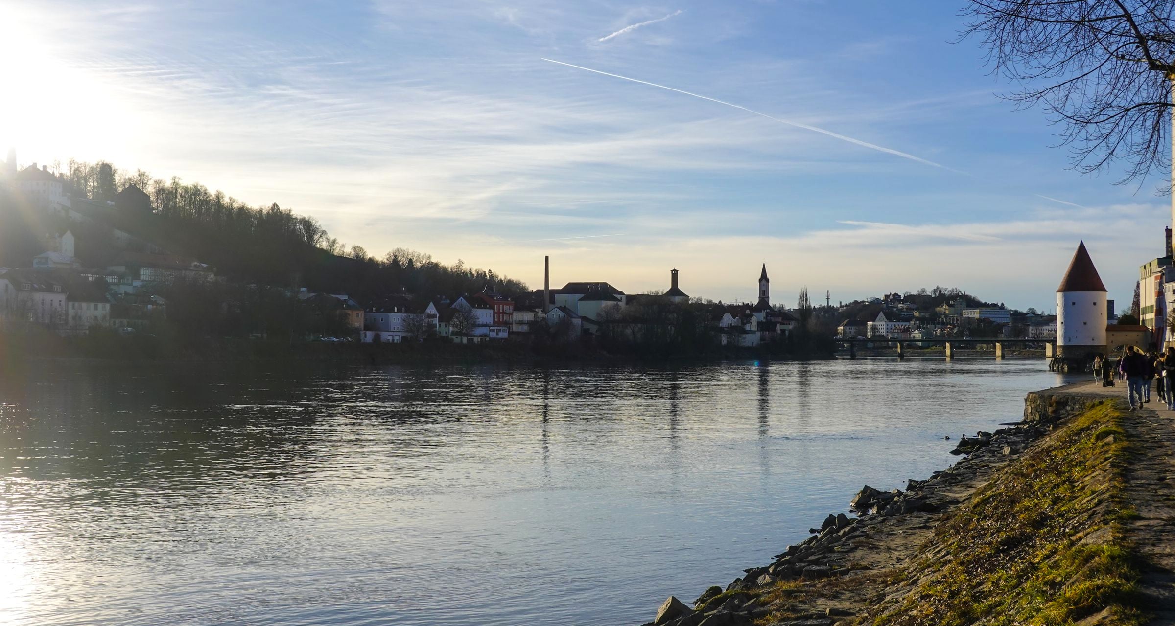Passau am Fluss als Stadtmotiv für Events in Niederbayern