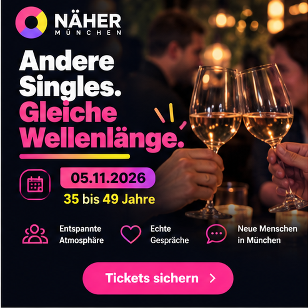Speed Dating München – 35–49 Jahre – 05.11.2026 – NÄHER · Bild 1